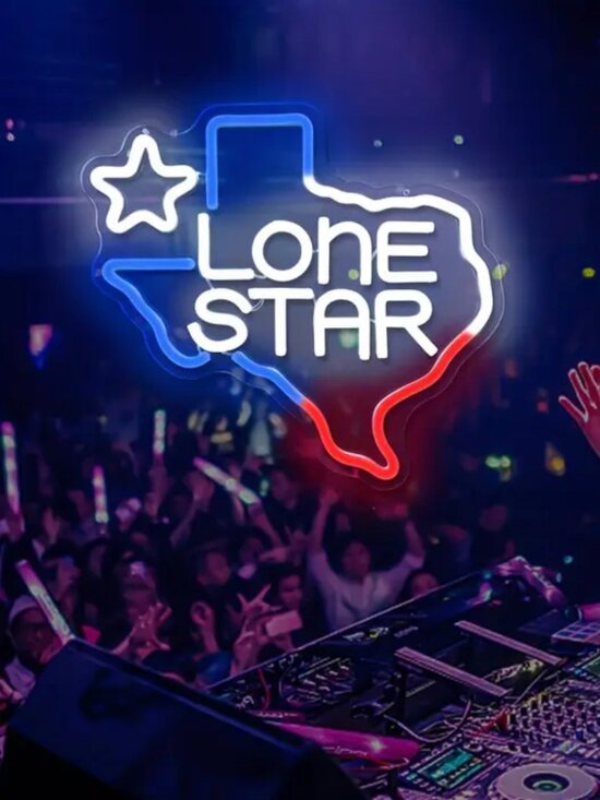 TEXAS LONE STAR STATE NEON LED SIGN - Picture 4 of 4